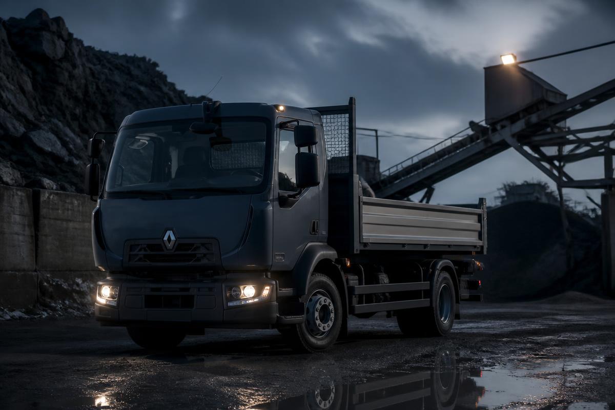 Renault Midlum — Poids lourd — benne